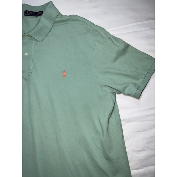 Polo Ralph Lauren Shirt Men's Size 2XB Mint Green Pony Logo Classic Fit Preppy - Picture 3 of 15